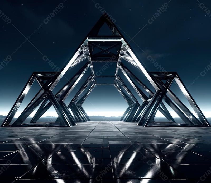 Fotografia de estrutura de ferro, estilo de palco de metal 203