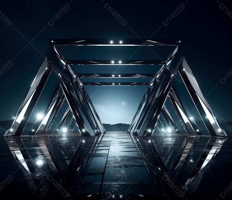 Fotografia de estrutura de ferro, estilo de palco de metal 224