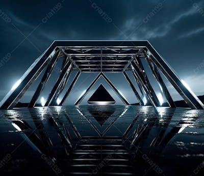 Fotografia De Estrutura De Ferro, Estilo De Palco De Metal 226