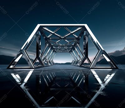 Fotografia De Estrutura De Ferro, Estilo De Palco De Metal 237