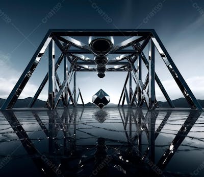 Fotografia De Estrutura De Ferro, Estilo De Palco De Metal 241
