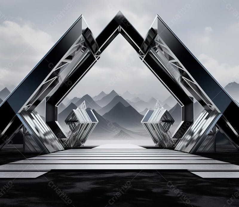 Fotografia de estrutura de ferro, estilo de palco de metal 250