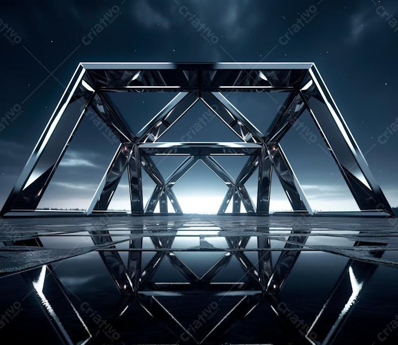 Fotografia de estrutura de ferro, estilo de palco de metal 270
