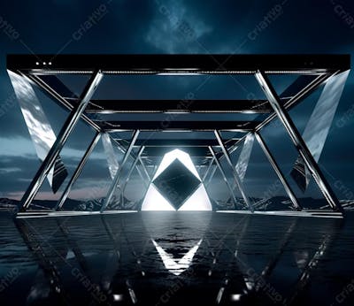Fotografia De Estrutura De Ferro, Estilo De Palco De Metal 284