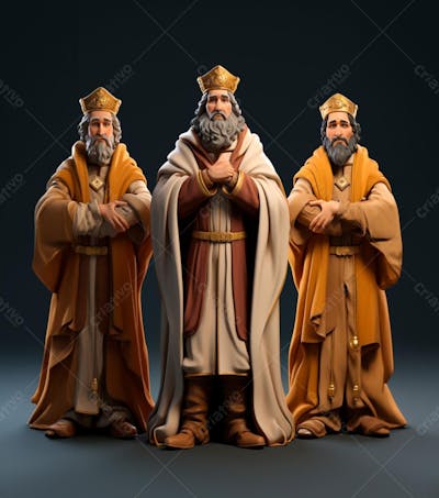 Personagem Gospel De Desenho Animado 3D Do Apóstolo Jesus (19)
