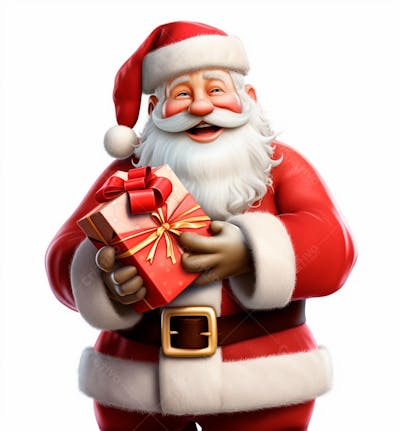 Papai Noel Segurando Presentes 19