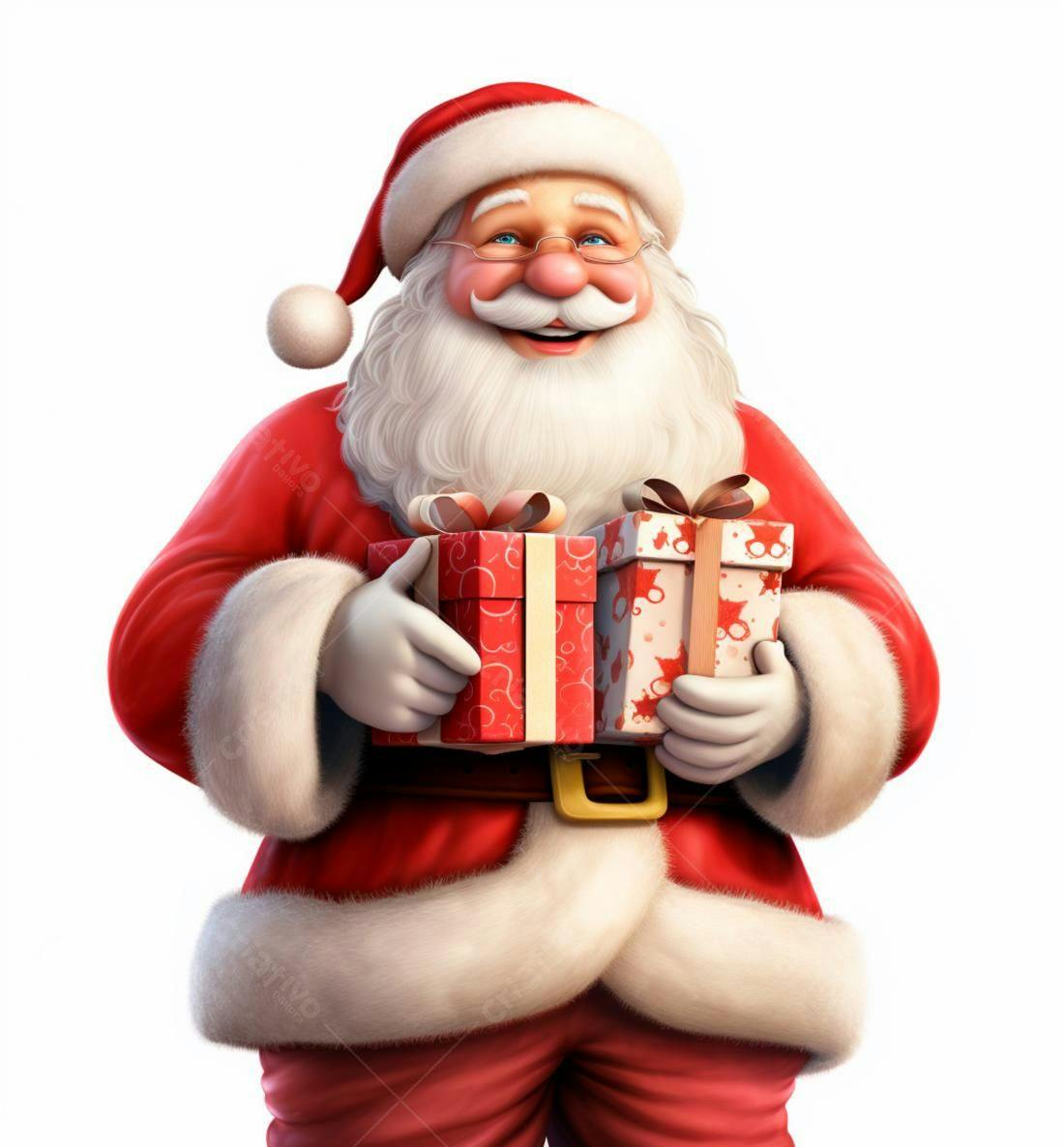 Papai Noel com presentes Natal