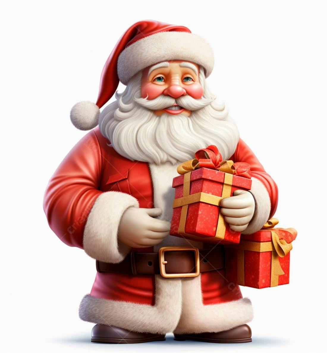 Papai Noel com presentes Natal