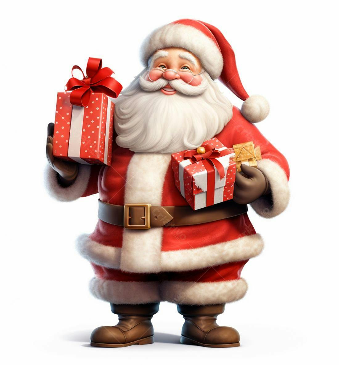 Papai Noel com presentes Natal