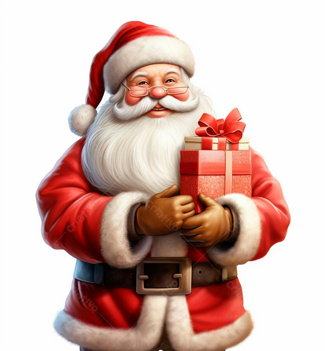 Papai Noel com presentes de Natal