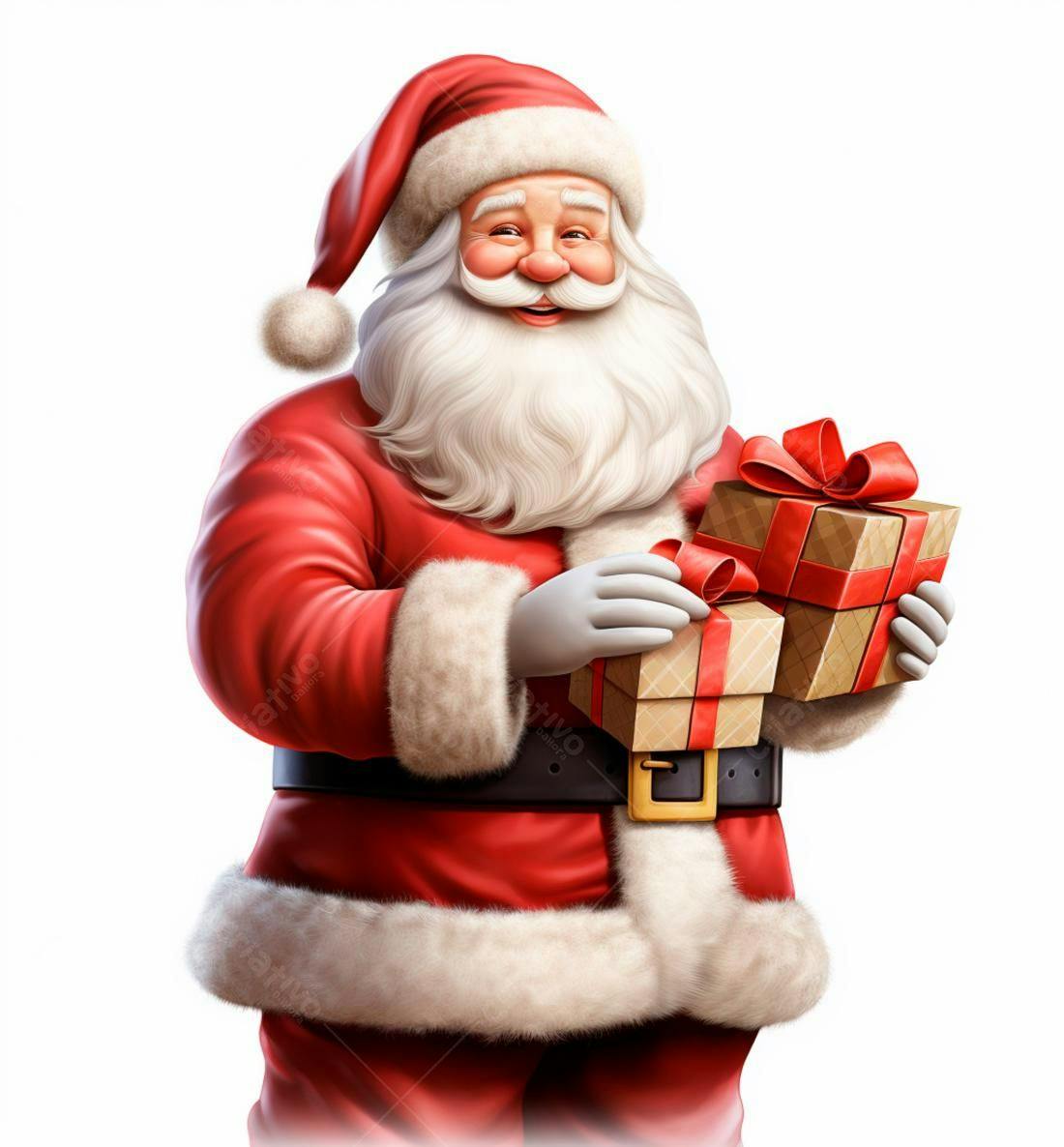 Papai Noel com presentes de Natal