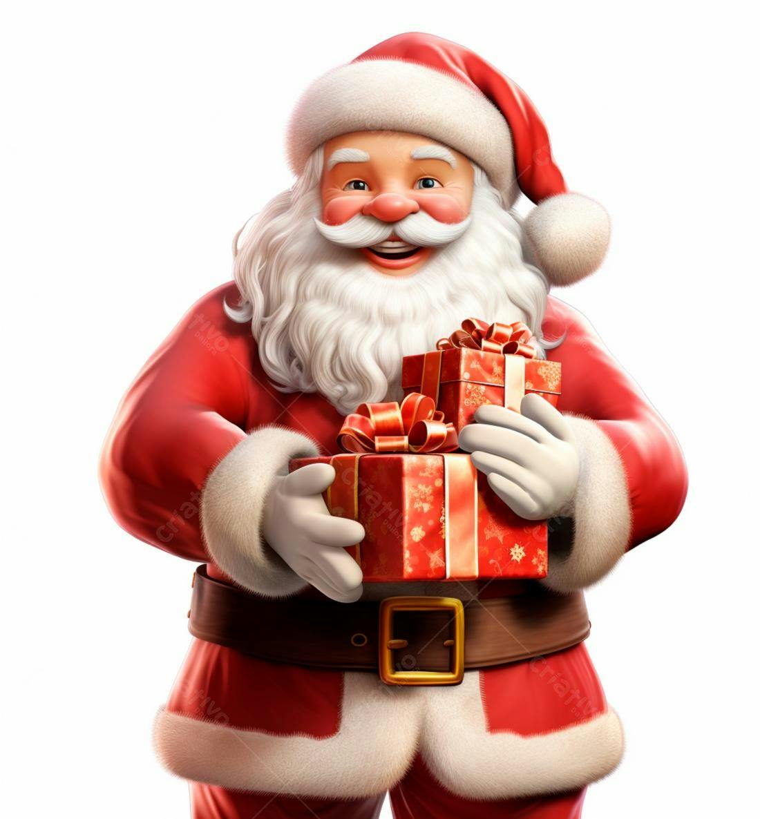 Papai Noel com presentes de Natal