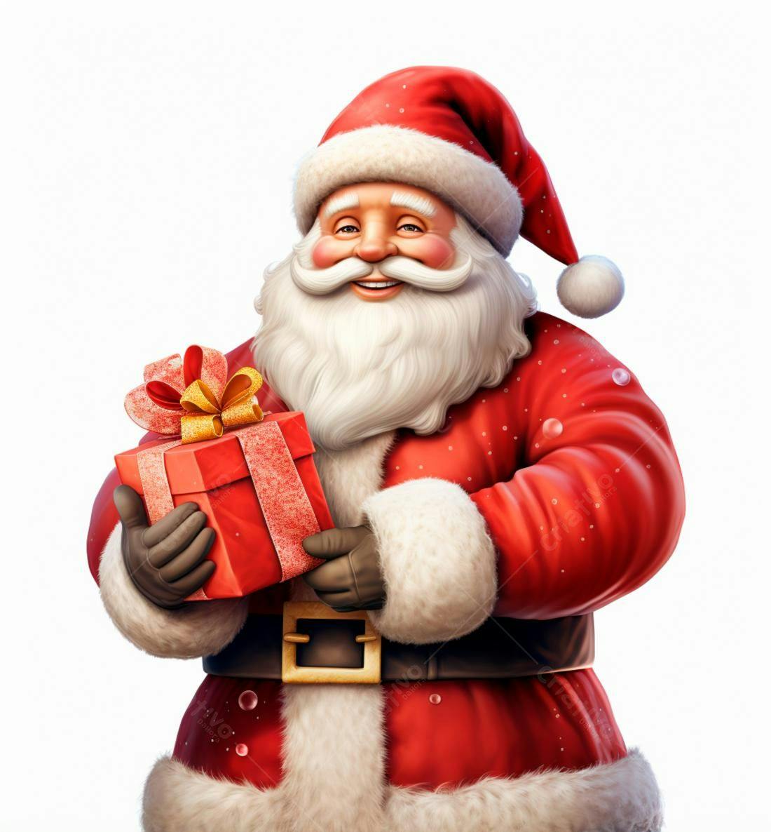 Papai Noel com presente de Natal