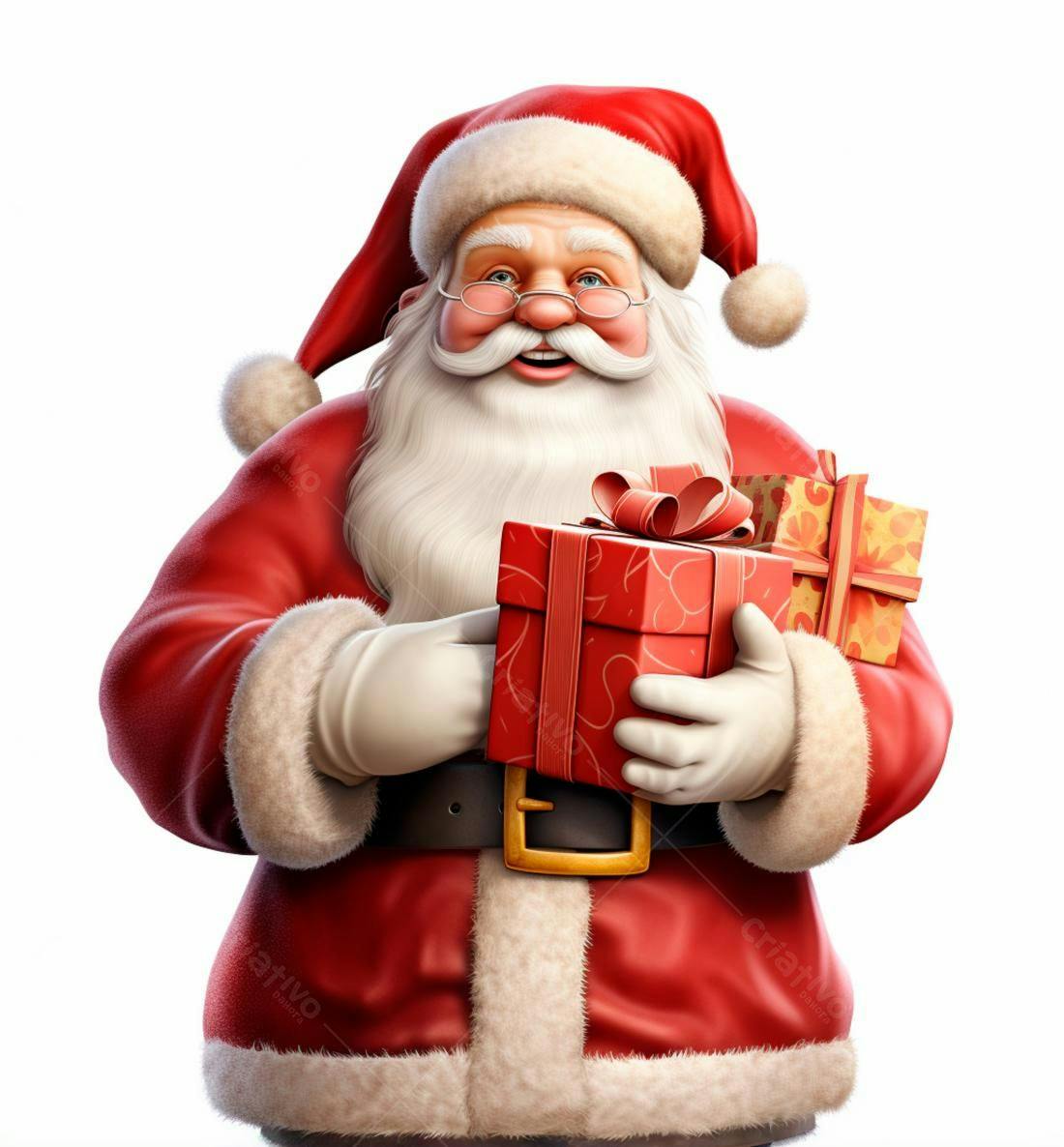 Papai Noel com presentes de Natal