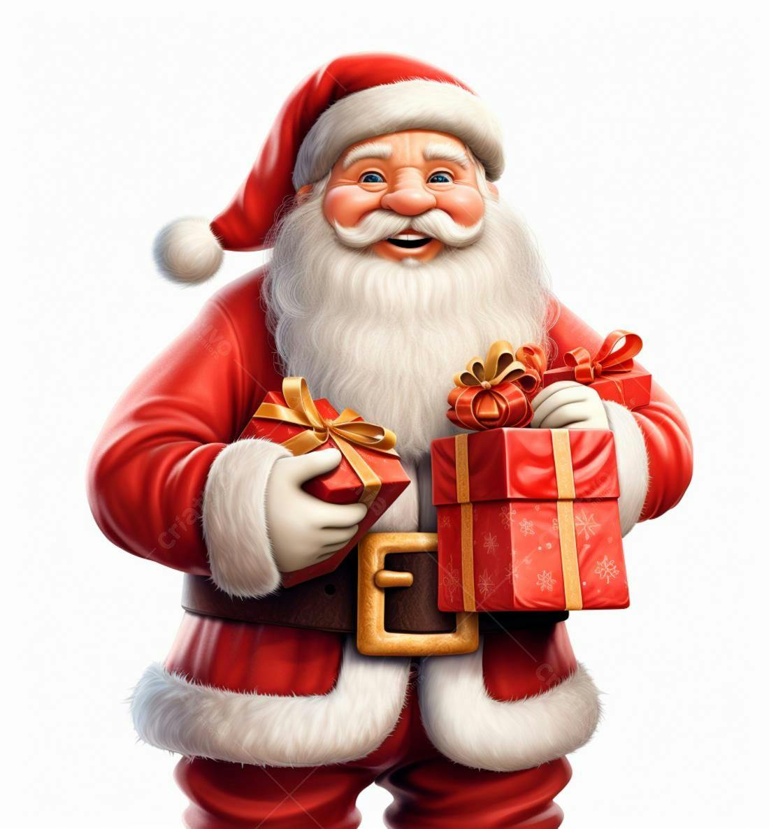 Papai Noel com presentes de Natal