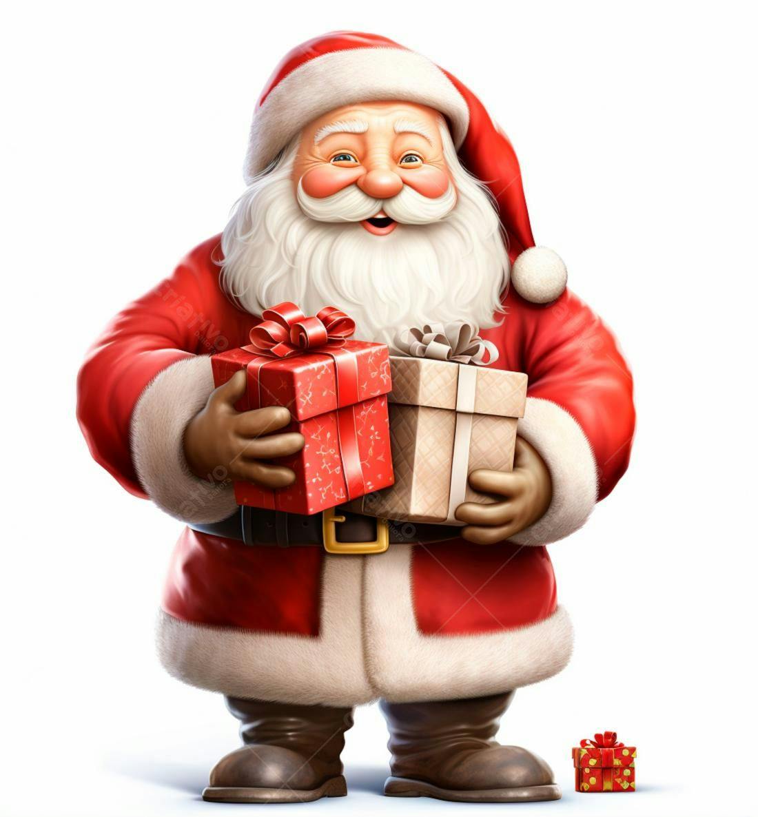 Papai Noel com presentes de Natal