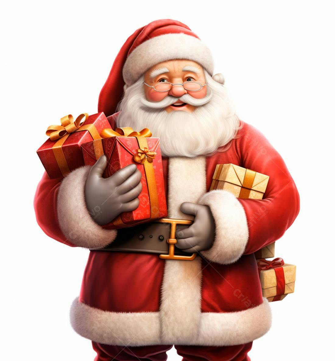 Papai Noel com presentes Natal