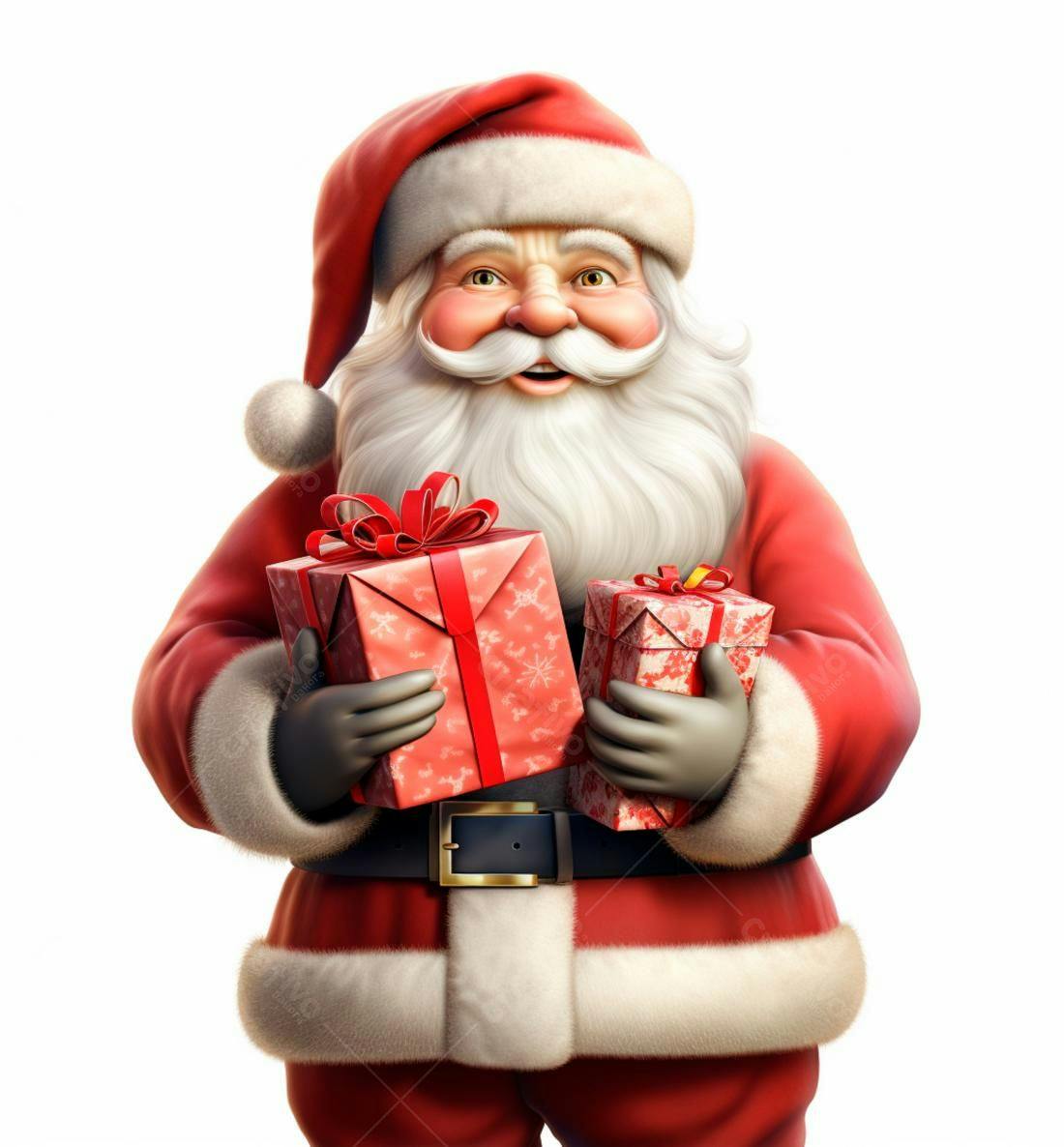 Papai Noel com presentes de Natal