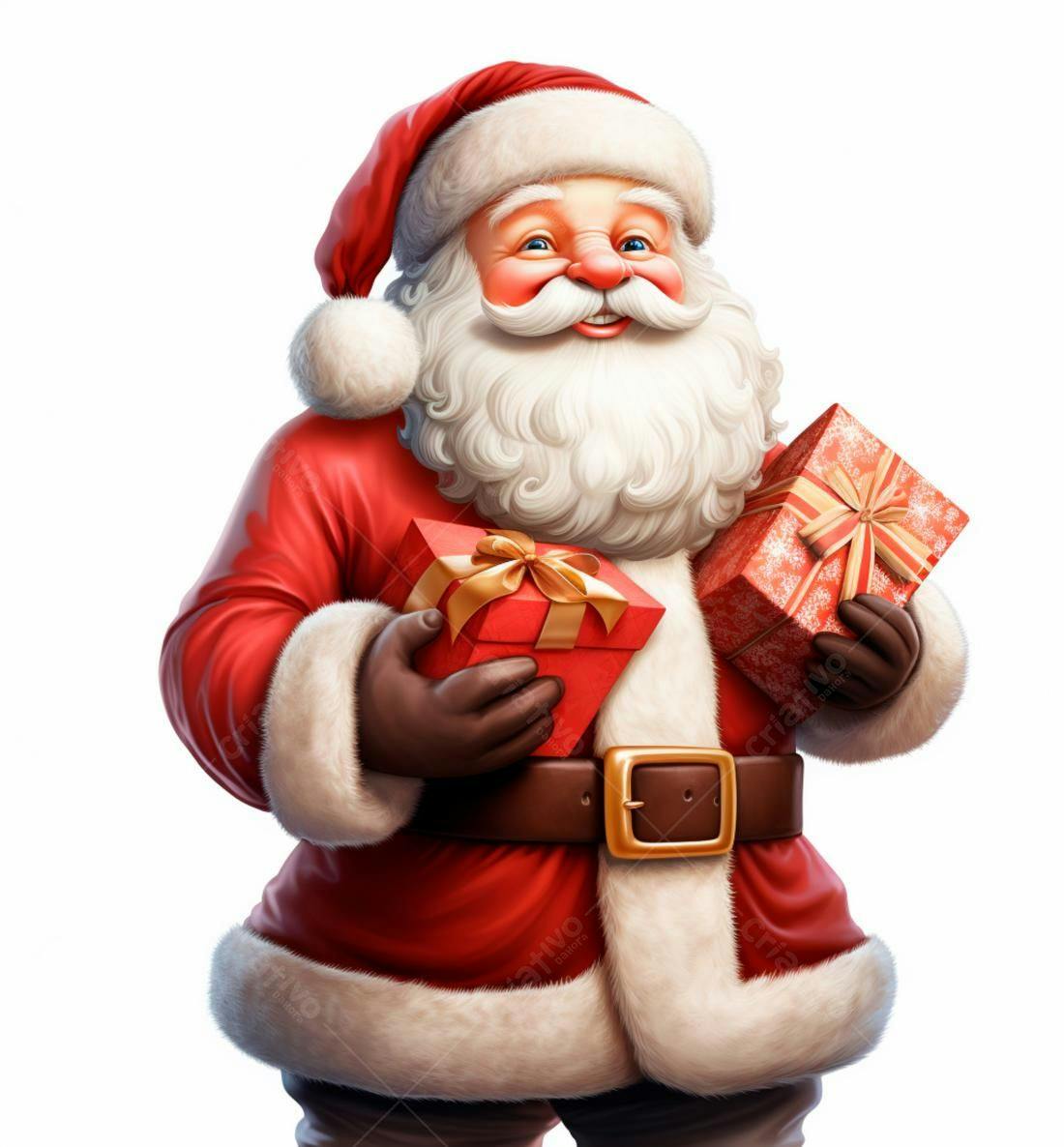 Papai Noel com presentes de Natal