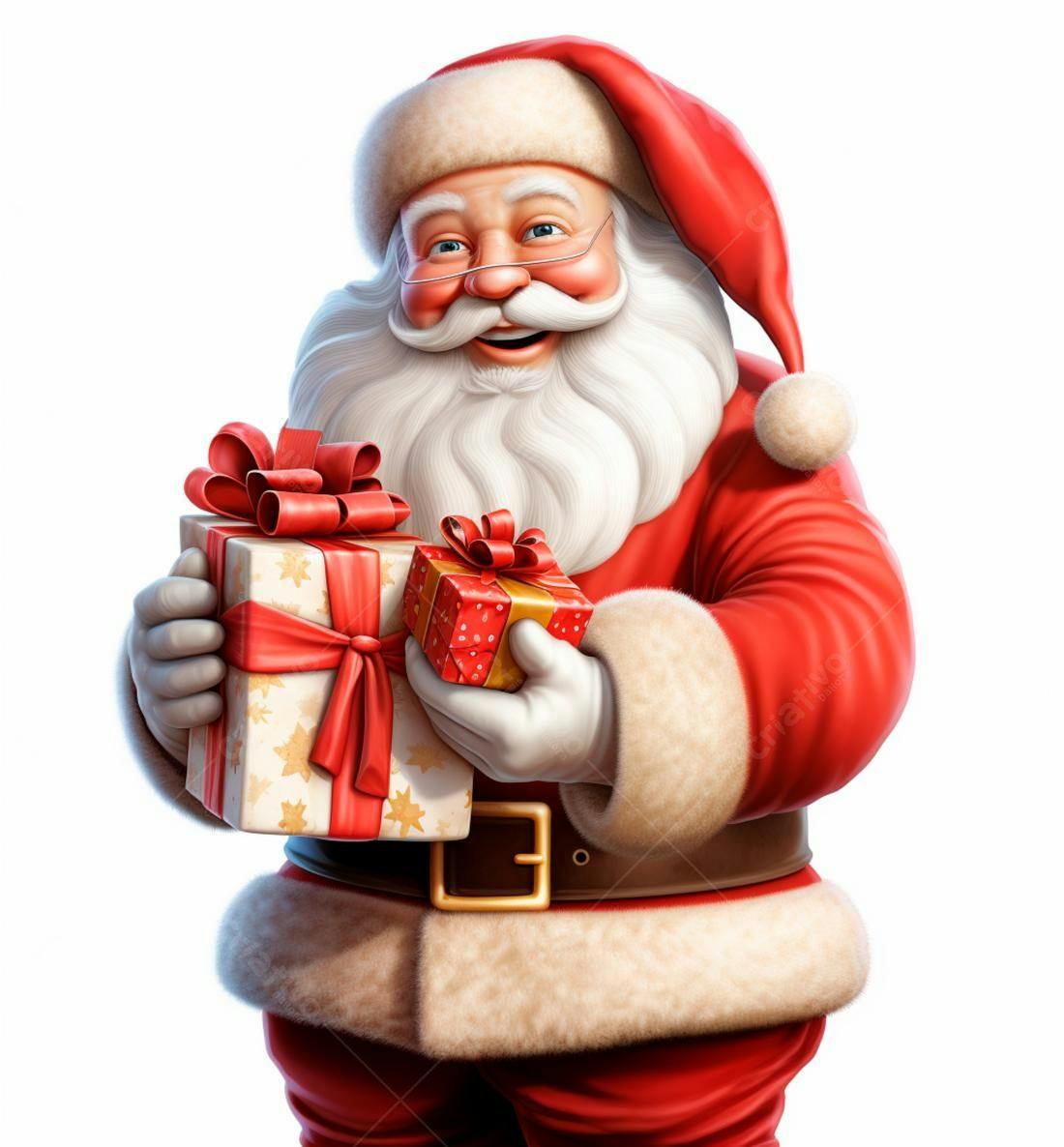 Papai Noel com presentes de Natal