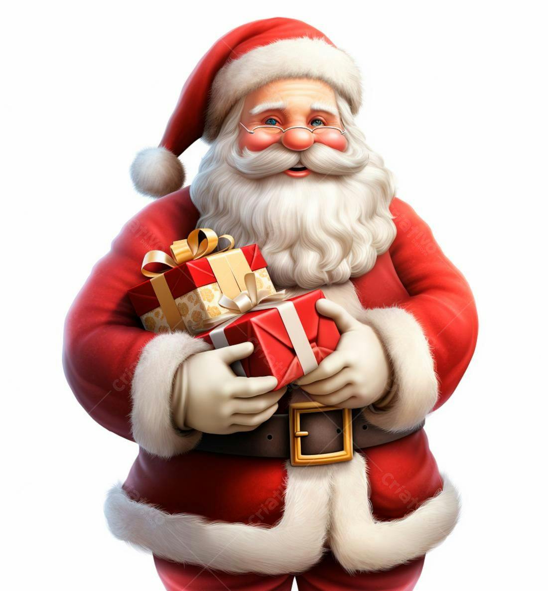 Papai Noel com presentes de Natal