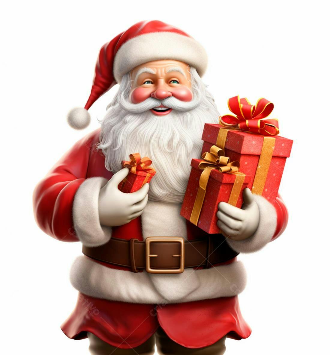 Papai Noel com presentes de Natal