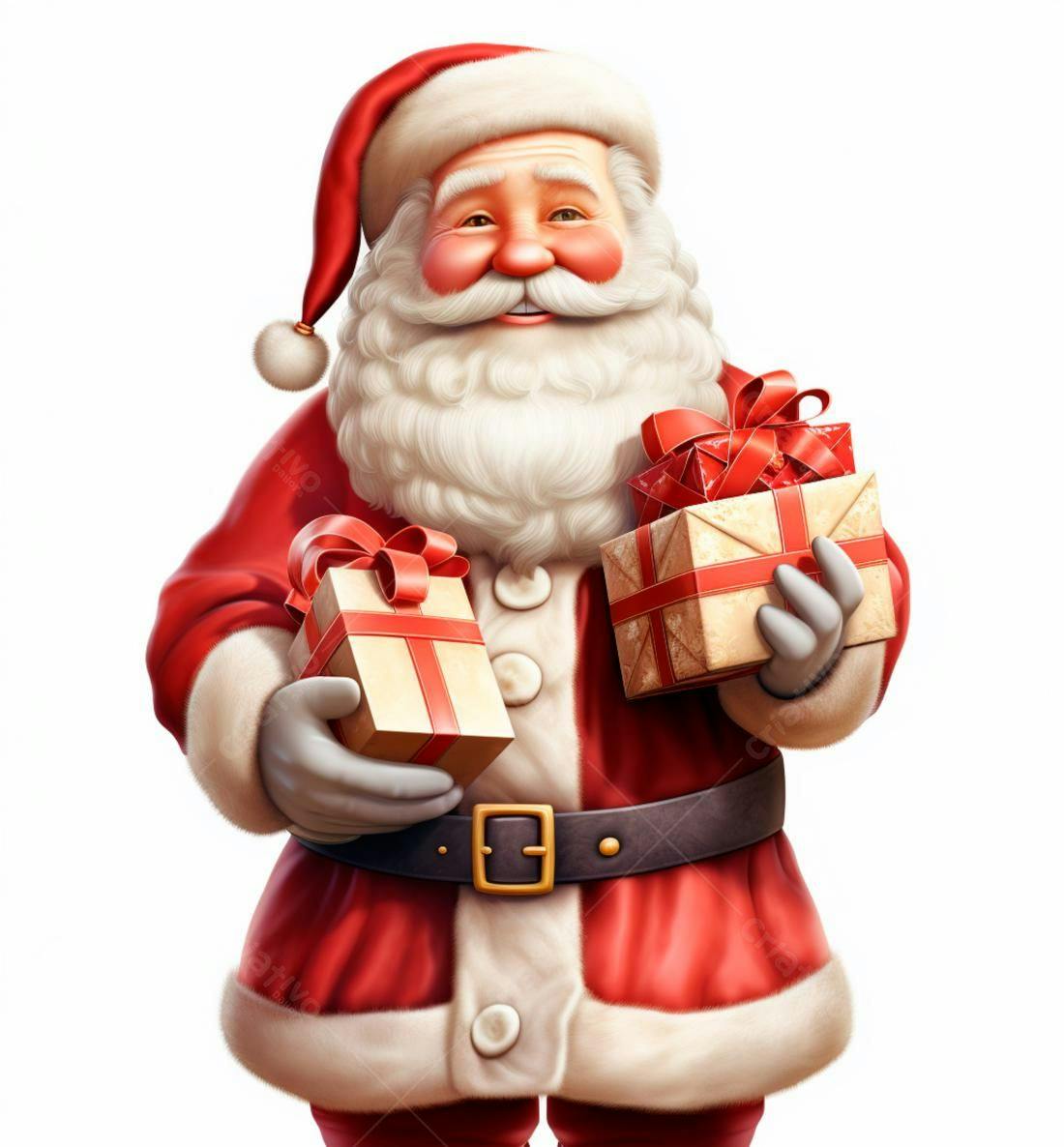 Papai Noel com presentes Natal