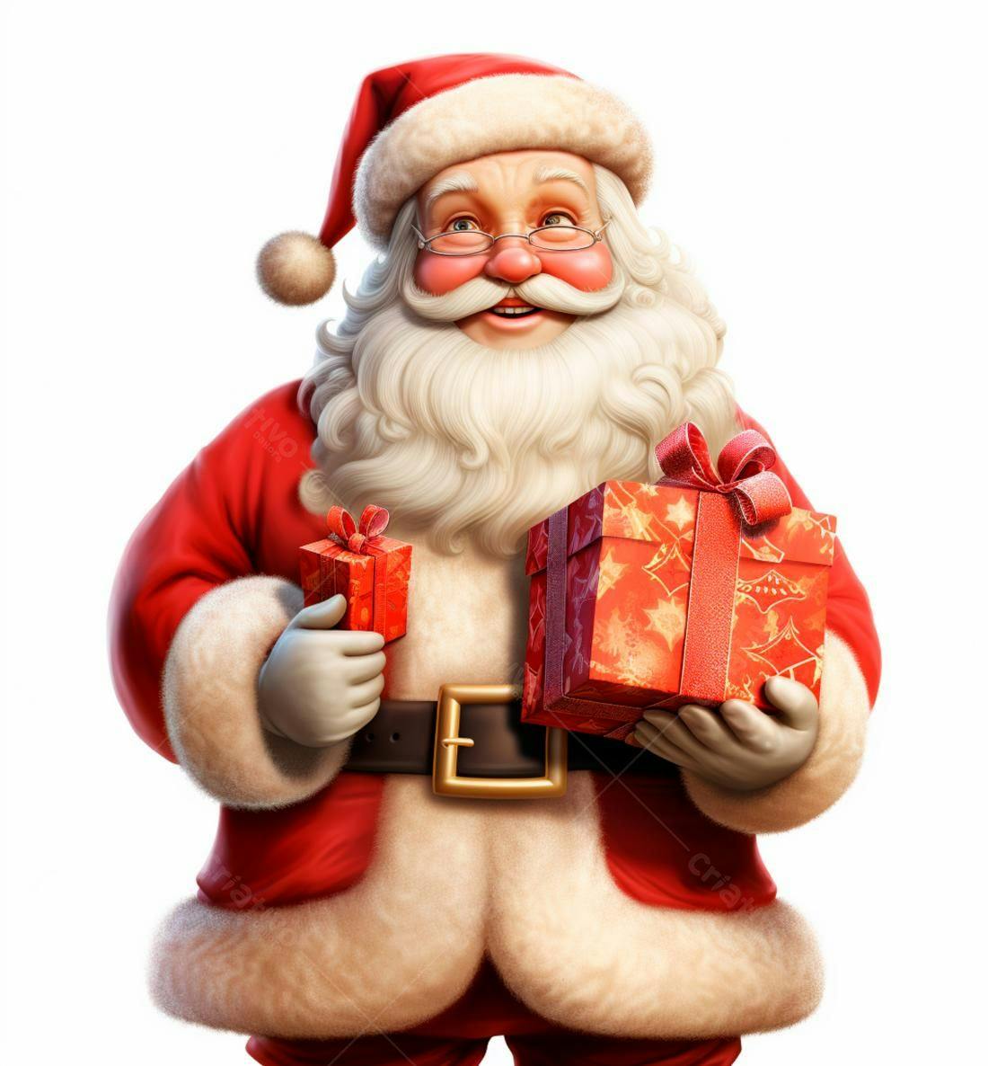 Papai Noel com presentes Natal