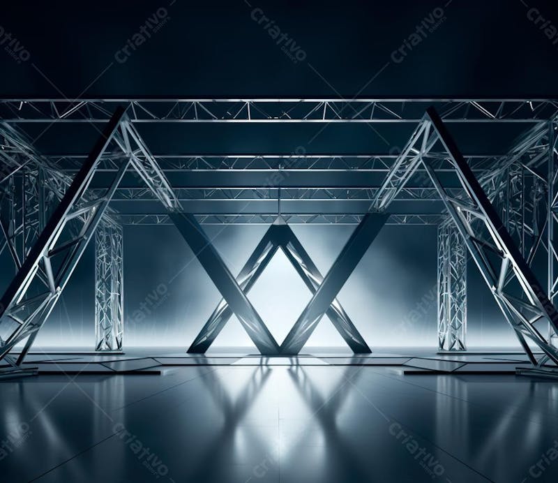 Fotografia de estrutura de ferro, estilo de palco de metal 12