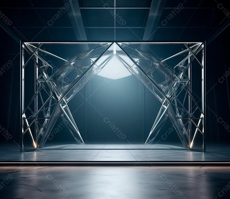 Fotografia de estrutura de ferro, estilo de palco de metal 13