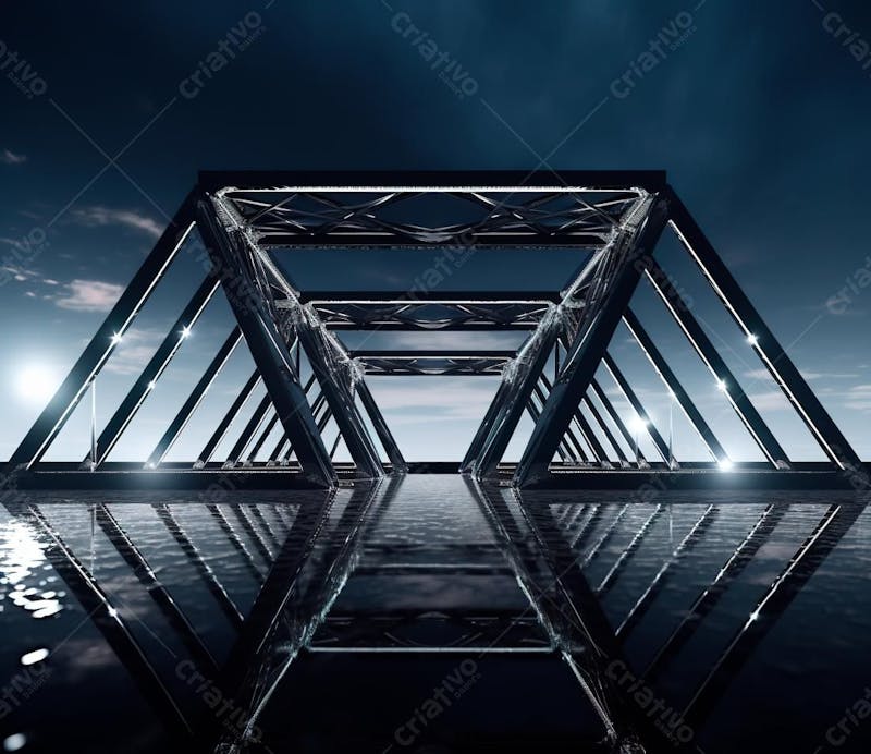 Fotografia de estrutura de ferro, estilo de palco de metal 17