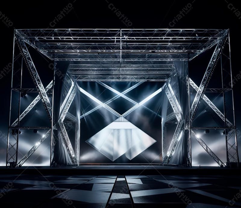Fotografia de estrutura de ferro, estilo de palco de metal 27