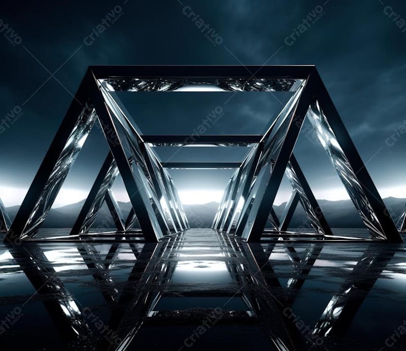 Fotografia de estrutura de ferro, estilo de palco de metal 28