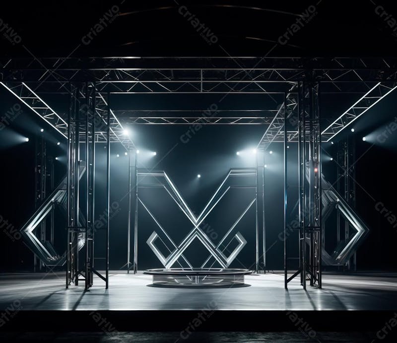 Fotografia de estrutura de ferro, estilo de palco de metal 32