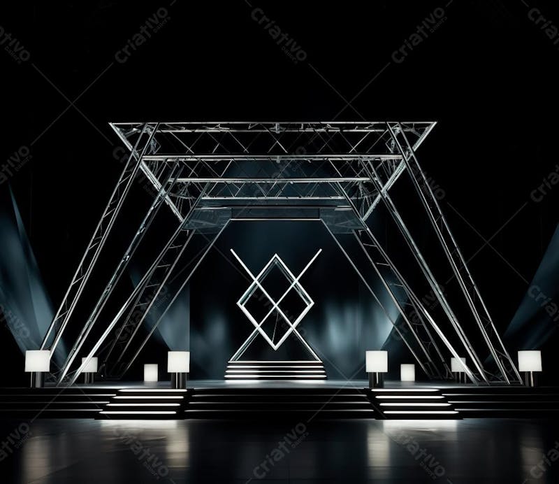 Fotografia de estrutura de ferro, estilo de palco de metal 35
