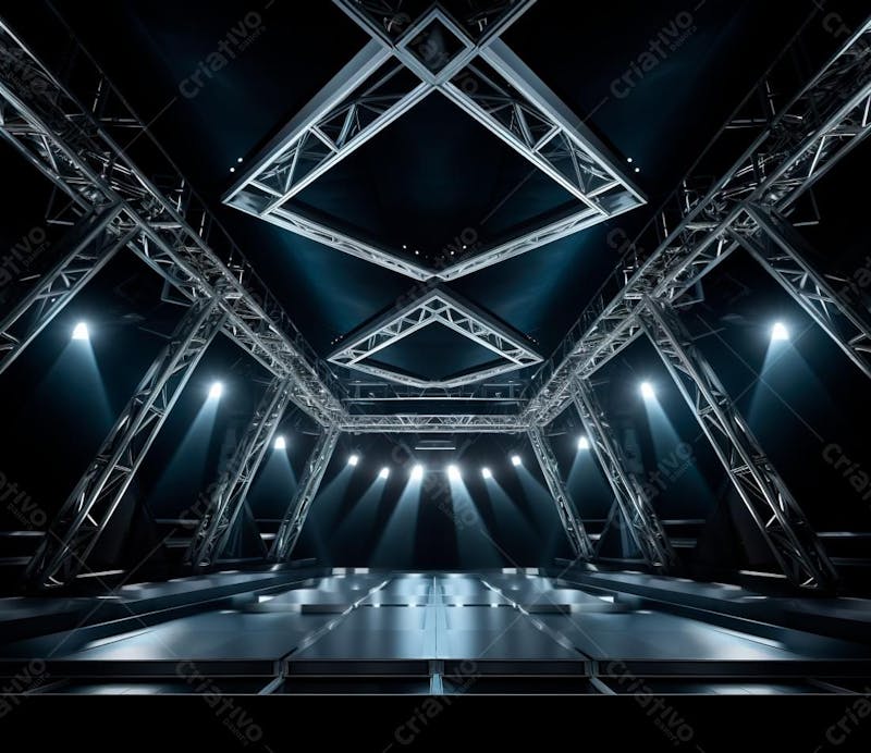 Fotografia de estrutura de ferro, estilo de palco de metal 37
