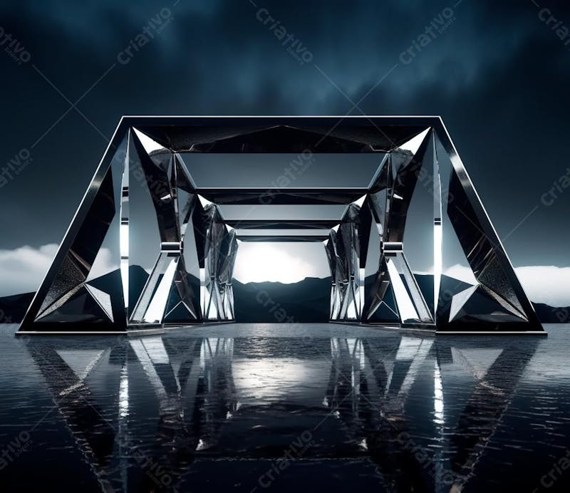Fotografia de estrutura de ferro, estilo de palco de metal 38