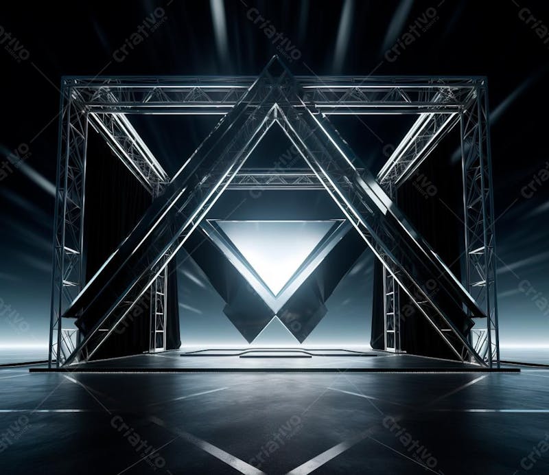 Fotografia de estrutura de ferro, estilo de palco de metal 47