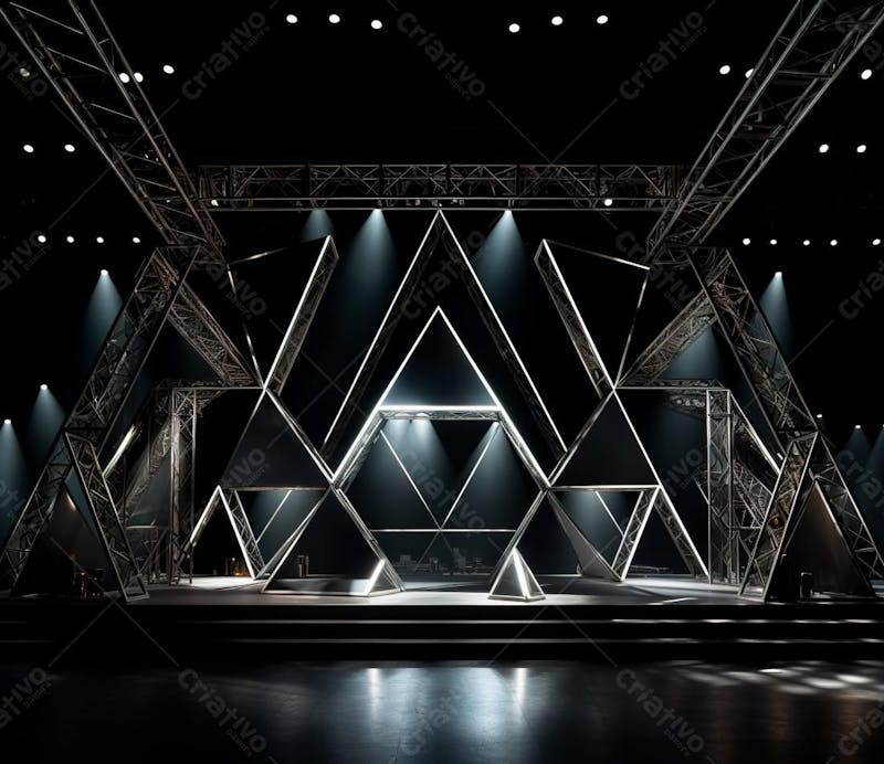 Fotografia de estrutura de ferro, estilo de palco de metal 48