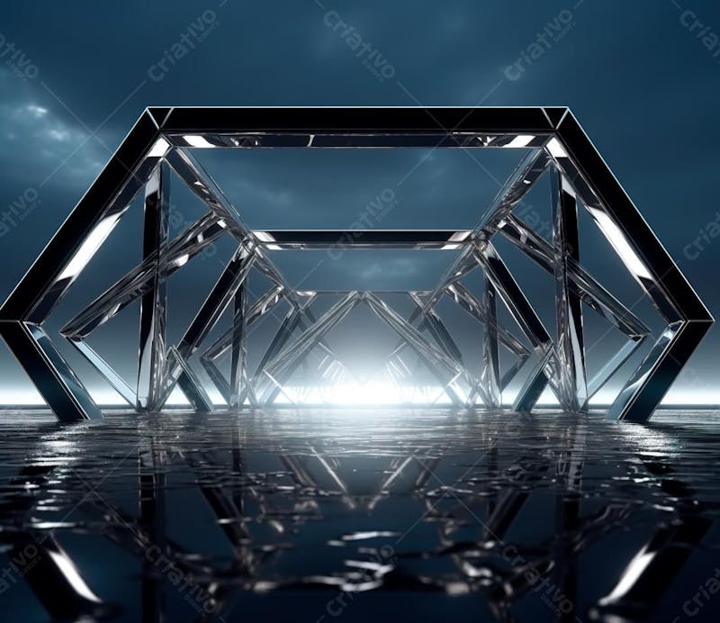 Fotografia de estrutura de ferro, estilo de palco de metal 57