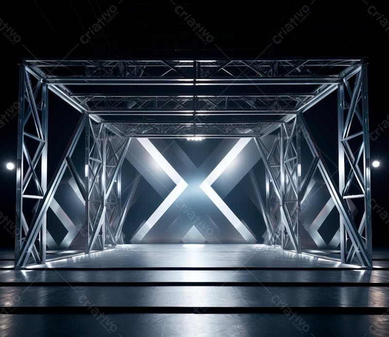 Fotografia de estrutura de ferro, estilo de palco de metal 58