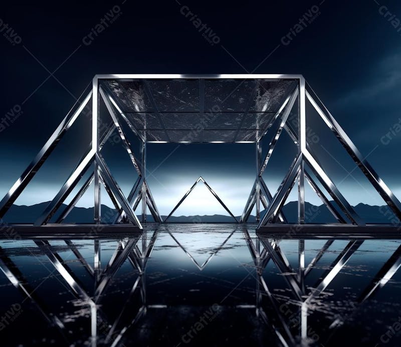 Fotografia de estrutura de ferro, estilo de palco de metal 59