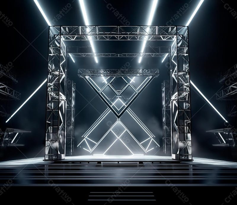 Fotografia de estrutura de ferro, estilo de palco de metal 64