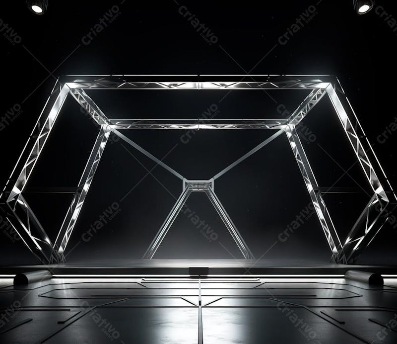 Fotografia de estrutura de ferro, estilo de palco de metal 67