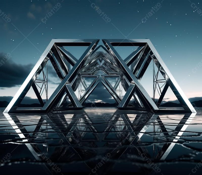 Fotografia de estrutura de ferro, estilo de palco de metal 75