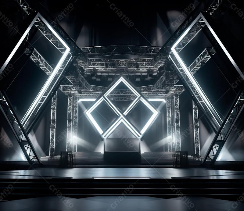 Fotografia de estrutura de ferro, estilo de palco de metal 95