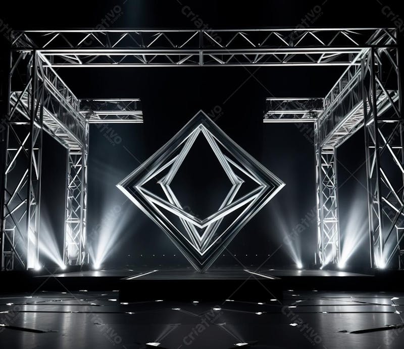 Fotografia de estrutura de ferro, estilo de palco de metal 96