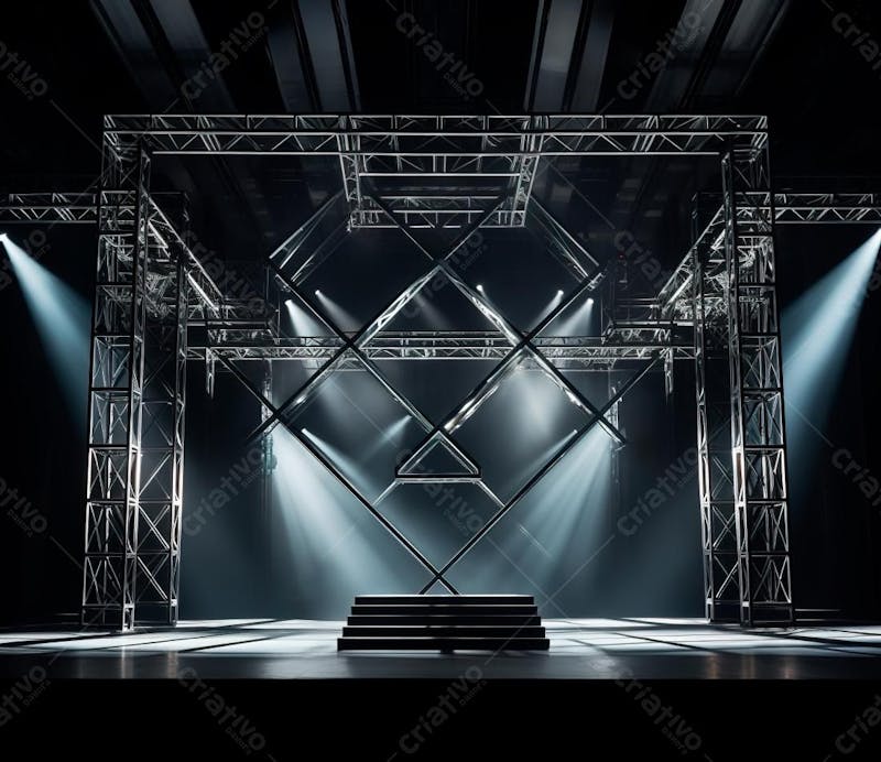 Fotografia de estrutura de ferro, estilo de palco de metal 99