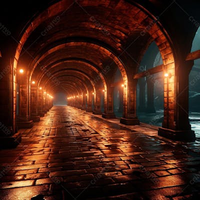 Fundo De Tunel Realista Para Composição (191)