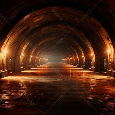 Fundo De Tunel Realista Para Composição (192)